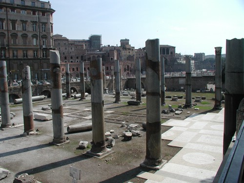 Das Trajans-Forum wurde zum Gedenken an die Siege ber die Daker errichtet